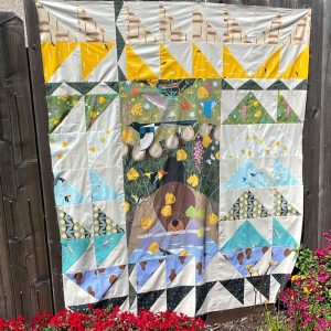 Sewing Tutorial & Free Pattern|Rocky Mountains Panel Quilt