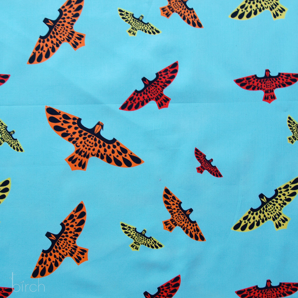 Falcon Kites, Charley Harper Ford Times Birds Vol. 1 by Birch Organic