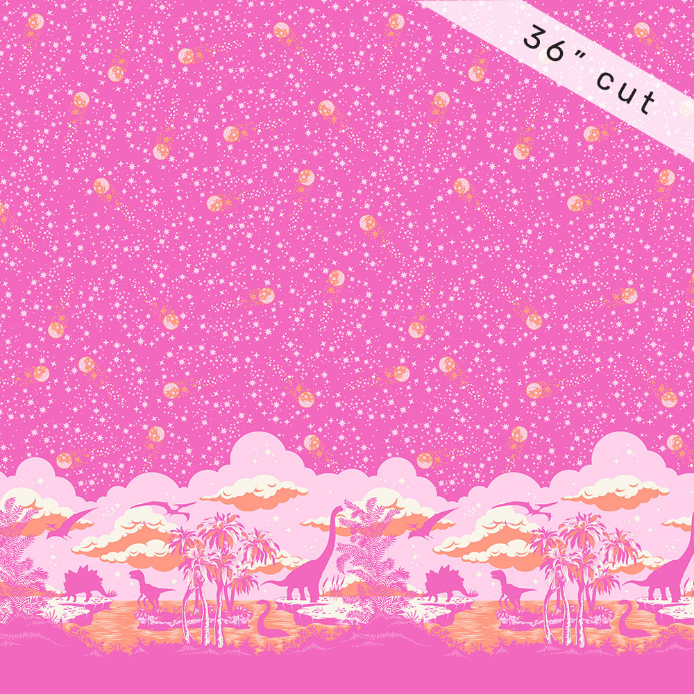 PREORDER NOW, Meteor Shower Blush Double Border Print (36" Cut), Roar